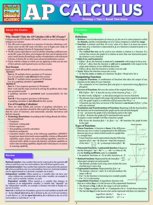 Title details for AP Calculus by BarCharts Publishing, Inc. - Available